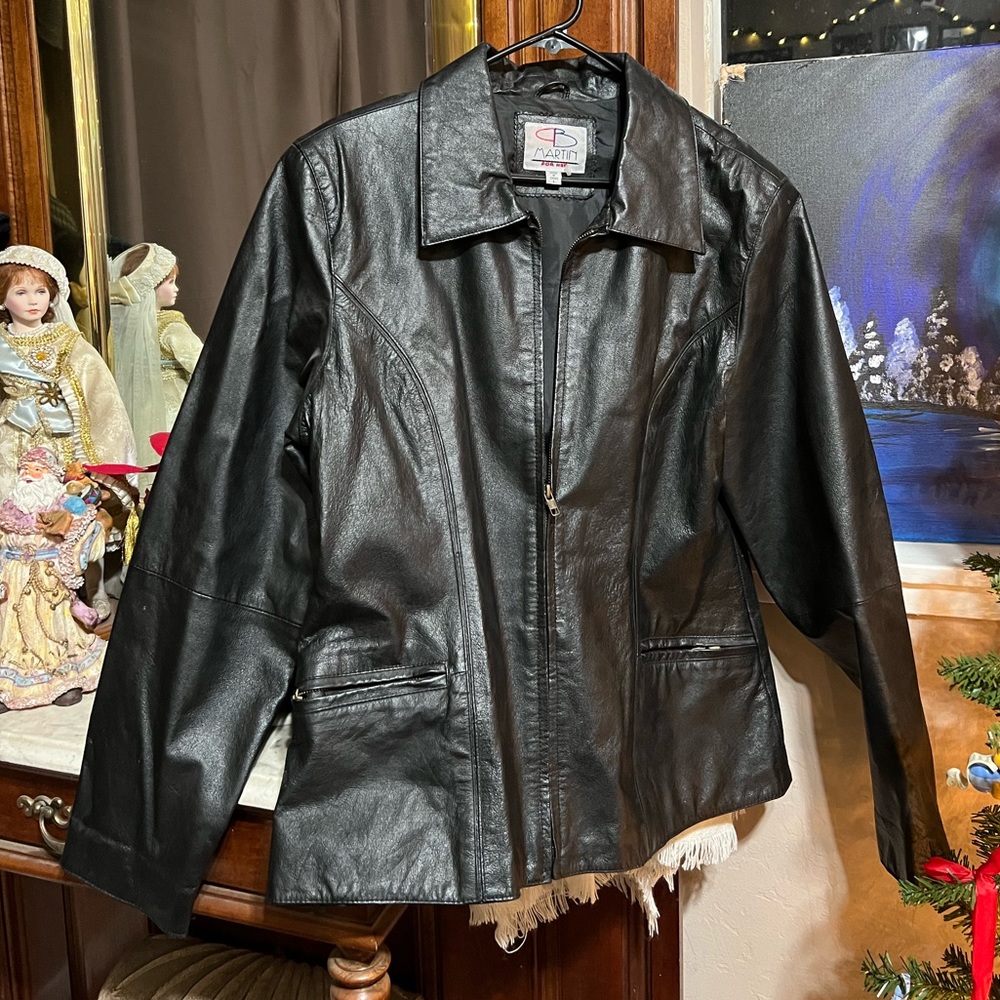 Martin Leather Jacket / 80’s Coat!